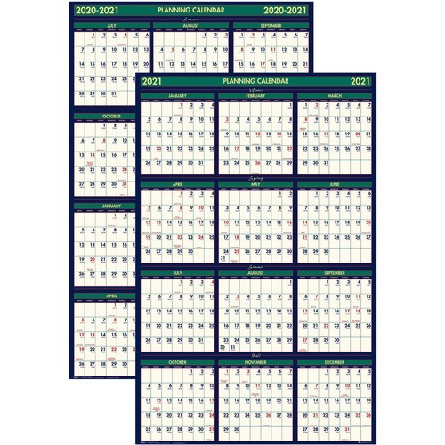 CALENDAR,WALL,ACAD+REG YR