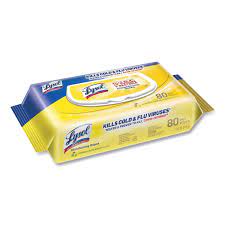 Disinfecting Wipes Flatpacks, 6.69 x 7.87, Lemon and Lime Blosso