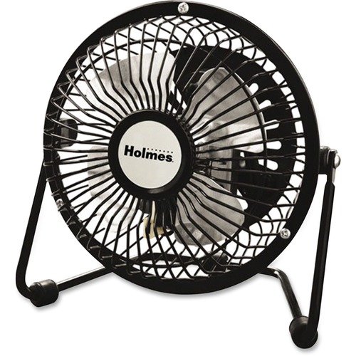 Mini High Velocity Personal Fan, One-Speed, Black