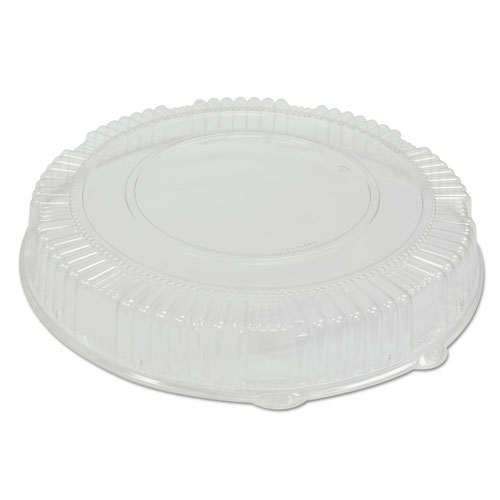 CATERLINE DOME LIDS, PLASTIC, 18" DIAMETER, 2 3/4" HIGH, CLEAR, 25/CARTON