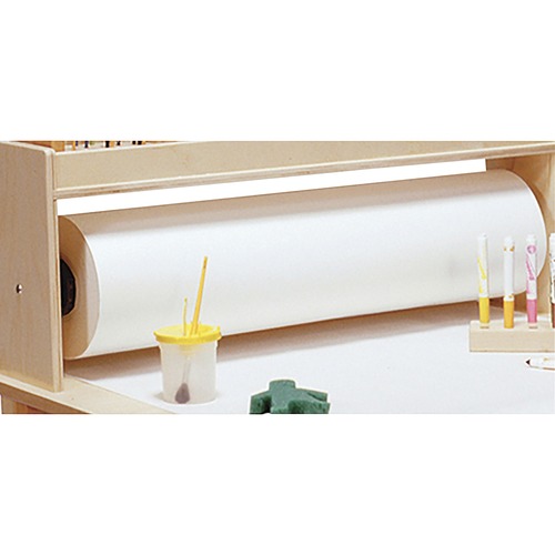 The Children's Factory  Paper Roll, 10"Wx1200"Lx10"H, White