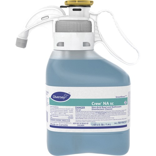 Diversey Care  Disinfectant Cleaner,f/Bowl/Bathrm,1.4L,Floral Scent,2/CT,BE