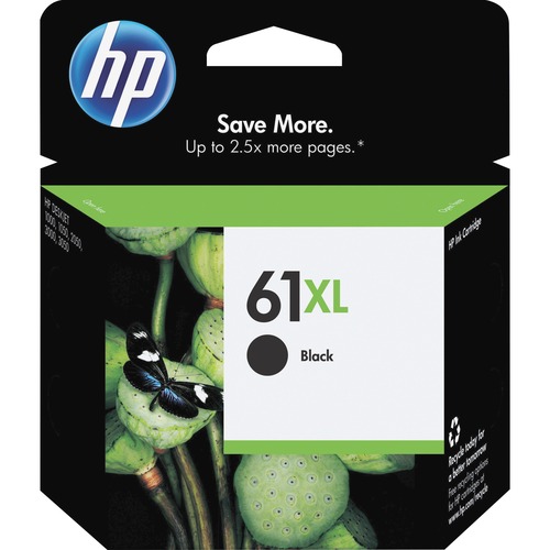 Hewlett-Packard  Ink Cartridge, HP 61XL, 480 Page Yield, Black