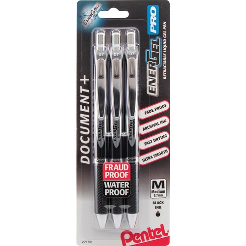 PEN,MEDIUM,PRO,3/PK,BK