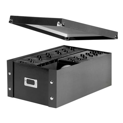 Media Storage Box, Holds 120 Slim/60 Standard Cases
