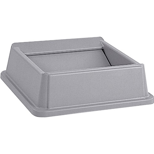 Rubbermaid Commercial Products  Untouchable Swing Top Lid, f/3958/3959, 20.1"x6.2", Gray