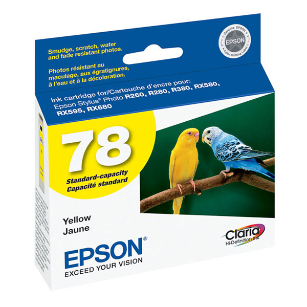 Epson T078420 (Epson 78) Yellow OEM Inkjet Cartridge
