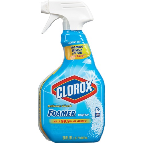 Clorox Company  Bathroom Bleach, Foamer, Spray Bottle, 30 fl oz, 9/CT, Clear