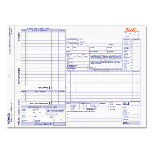 FORM, AUTO REP QD 50PK