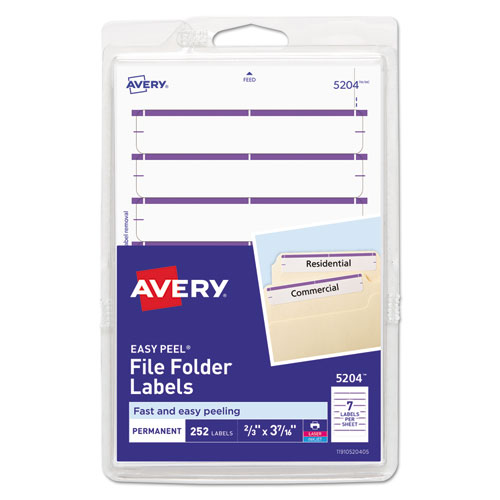 LABEL,FLE,FLDR,252/PK,PP