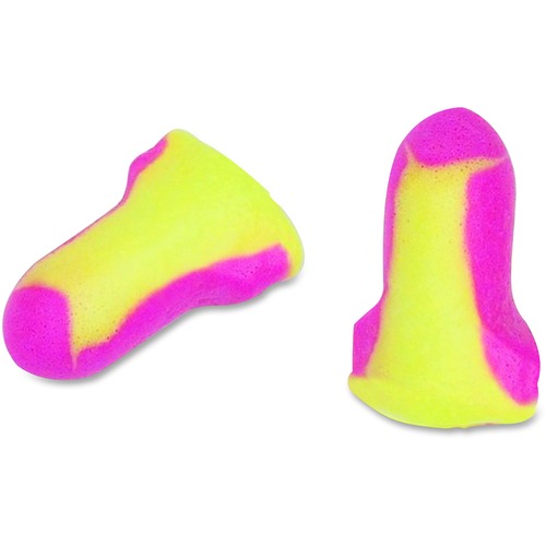 Ll-1 Laser Lite Single-Use Earplugs, Cordless, 32nrr, Magenta/yellow, 200 Pairs