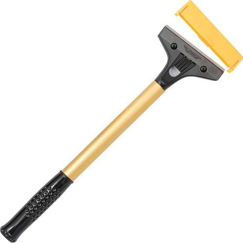 Ettore Products  Floor Scraper, Heavy-Duty, 4-1/4"x1"x15", Gold/Black