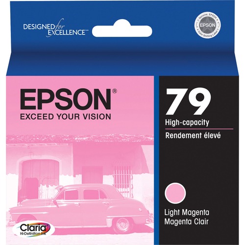 Epson T079620 (Epson 79) Light Magenta OEM Inkjet Cartridge