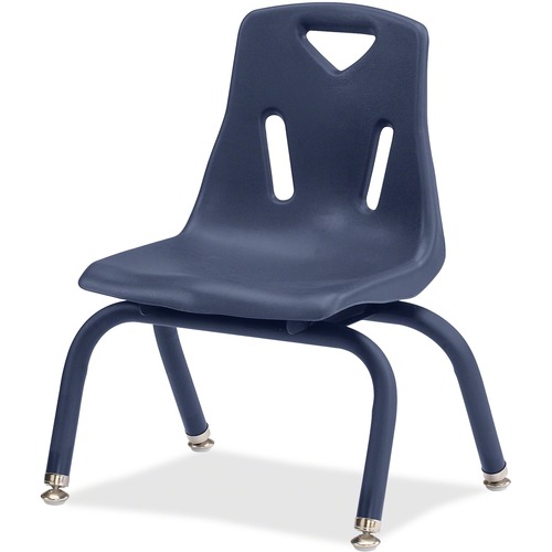 Jonti-Craft, Inc.  Plastic Stacking Chairs, 10" H, Navy