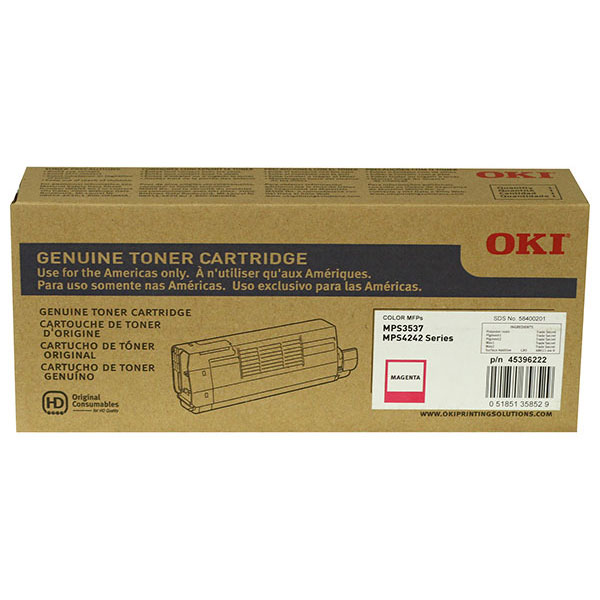 Okidata 45396222 Magenta OEM Toner