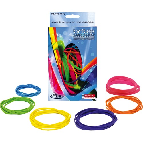 RUBBERBANDS,BRITES,AST SIZE