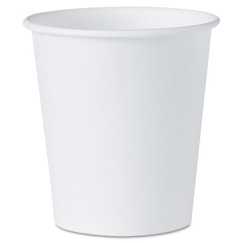 White Paper Water Cups, 3oz, 100/bag, 50 Bags/carton