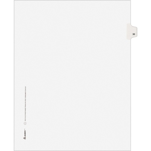 DIVIDERS,INDEX,SIDETAB,30