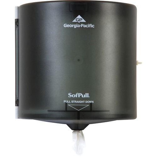 SOFPULL CENTER PULL HAND TOWEL DISPENSER, 10.88 X 10.38 X 11.5, SMOKE