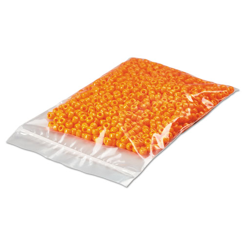 ZIP RECLOSABLE POLY BAGS, 2 MIL, 13" X 18", CLEAR, 1,000/CARTON