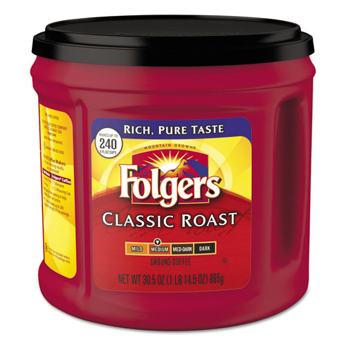 Coffee, Classic Roast, Ground, 30.5 Oz Canister