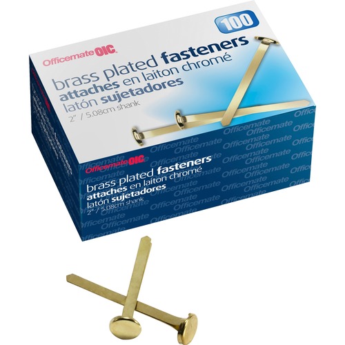 FASTENER,BRASS,RND HEAD,2"