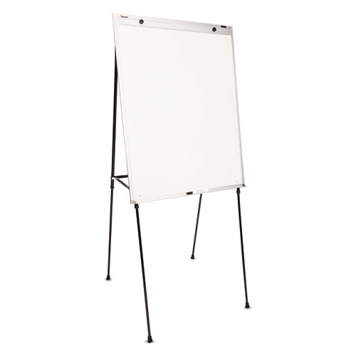 7520016421219 SKILCRAFT QUARTET FOUR-LEG STEEL PRESENTATION EASEL, 29 X 40, BLACK FRAME