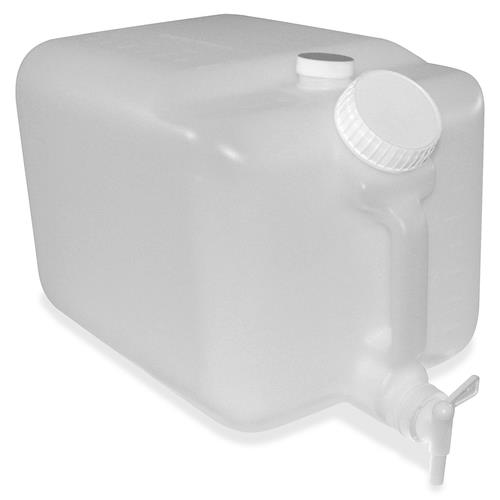 Impact Products  Fill Container, 5 Gal, 9-1/2"Wx16"Dx9-1/2"H, Translucent