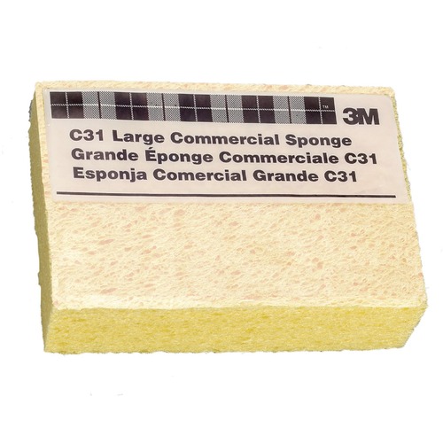 Commercial Cellulose Sponge, Yellow, 4 1/4 X 6