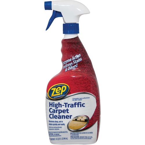 Zep Commercial  Carpet Cleaner, High Traffic, Trigger Spray, 32oz.