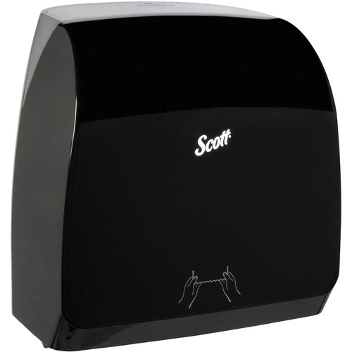 CONTROL SLIMROLL MANUAL TOWEL DISPENSER, 12.63 X 10.2 X 16.13, BLACK