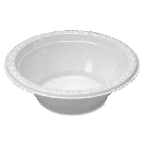 Plastic Dinnerware, Bowls, 5oz, White, 125/pack