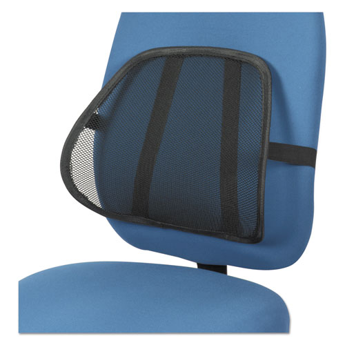 MESH BACKREST, 18.13W X 15.38D X 5.88H, BLACK