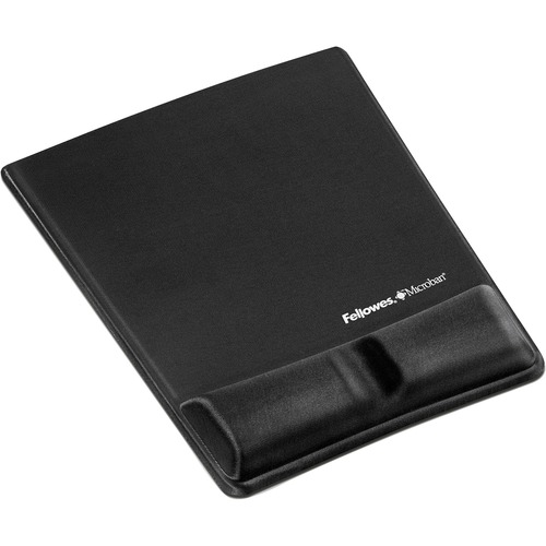 Memory Foam Wrist Support W/attached Mouse Pad, Graphite