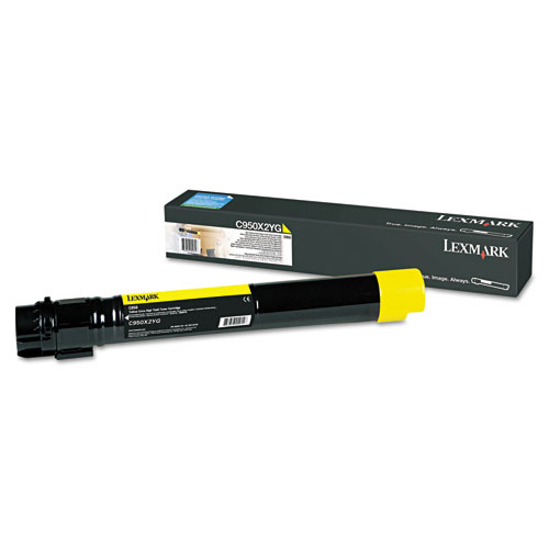 Lexmark C950X2YG Yellow OEM Toner Cartridge