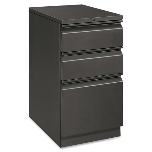 EFFICIENCIES MOBILE BOX/BOX/FILE PEDESTAL, 15W X 22.88D X 28H, CHARCOAL