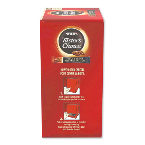 TASTER'S CHOICE STICK PACK, HOUSE BLEND, .06 OZ, 480/CARTON