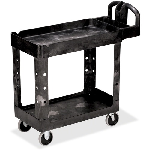 CART,UTILITY,2 SHELF,BK