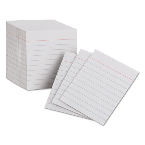 Ruled Mini Index Cards, 3 X 2 1/2, White, 200/pack