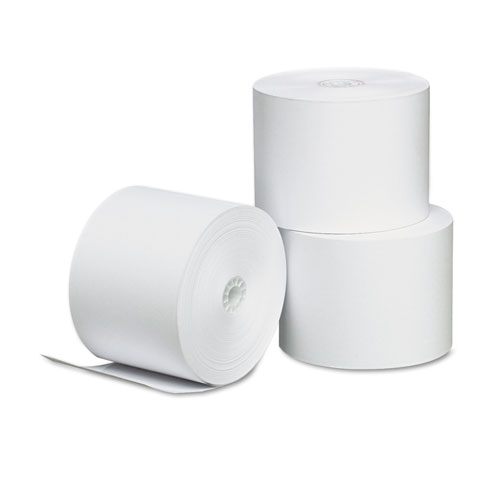 DIRECT THERMAL PRINTING PAPER ROLLS, 2.25" X 165 FT, WHITE, 3/PACK