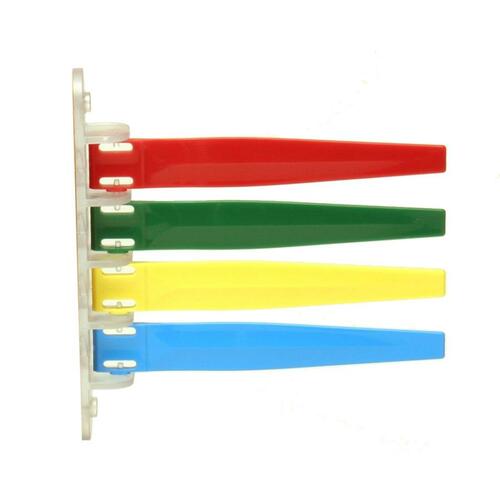 Status Flags, 4 Flags, Assorted Colors