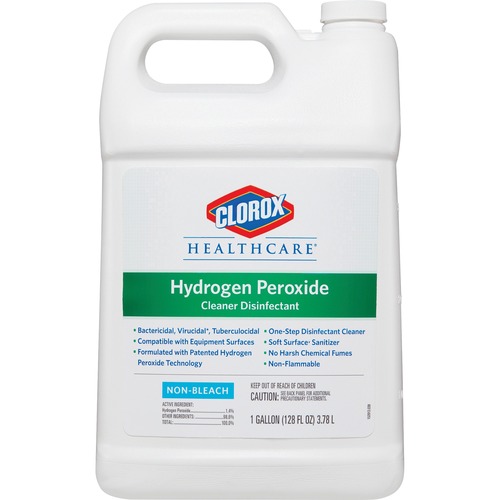 Clorox Company  Disinfecting Cleaner, Hydrogen Peroxide, 128 oz, WE/GN