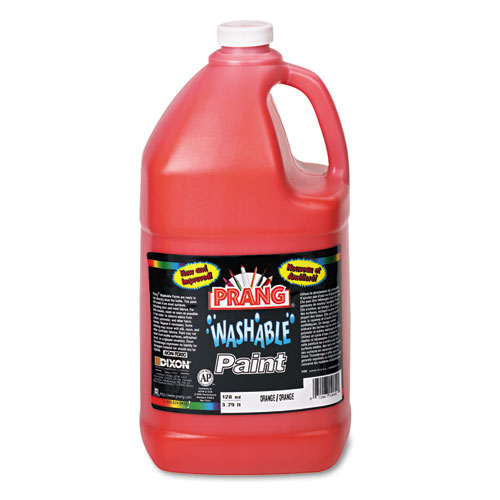 Washable Paint, Orange, 1 Gal