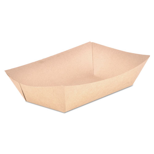 FOOD TRAYS, 5 LB CAPACITY, BROWN KRAFT, 500/CARTON