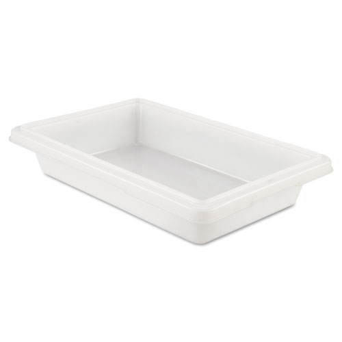 Food/tote Boxes, 2gal, 18w X 12d X 3 1/2h, White