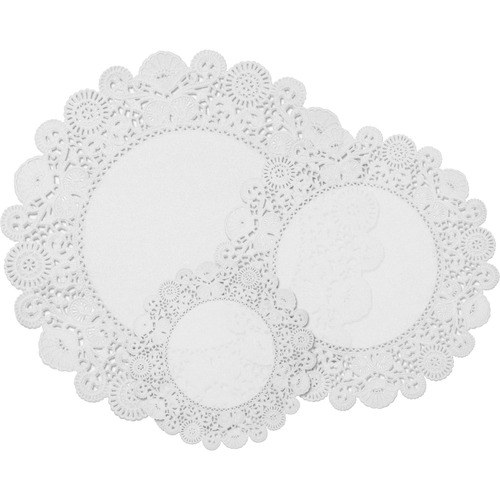 DOILIES,LACE,PAPER,RND,30CT