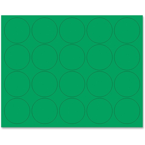 MAGNETS,CIRCLES,20PK,GN