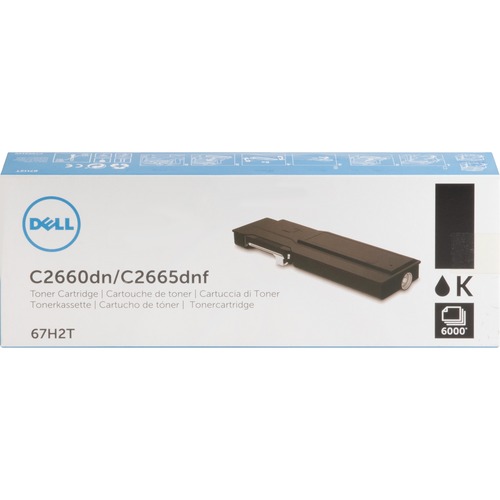 Dell Computer  Toner Cartridge, f/C2660, 6,000 Page Extra High Yield, BK