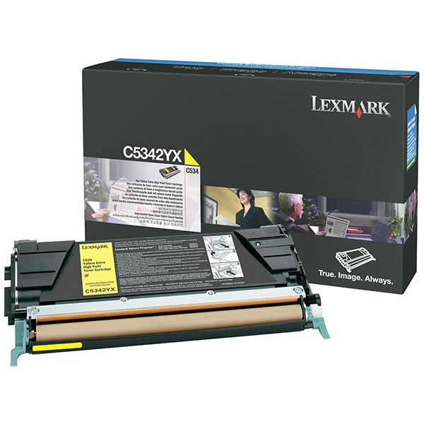 Lexmark C5346YX Yellow OEM Extra High Yield Toner