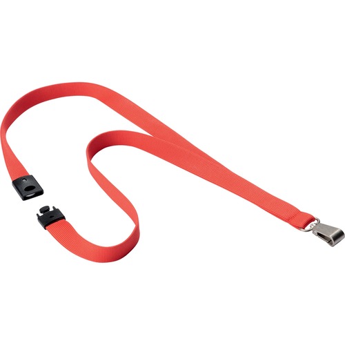 LANYARD,TEXTILE,0.5IN,CORAL